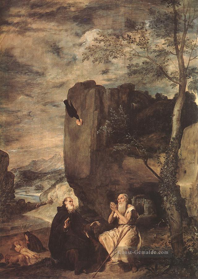 St Paul der Einsiedler und Anthony Abbot Diego Velázquez Ölgemälde